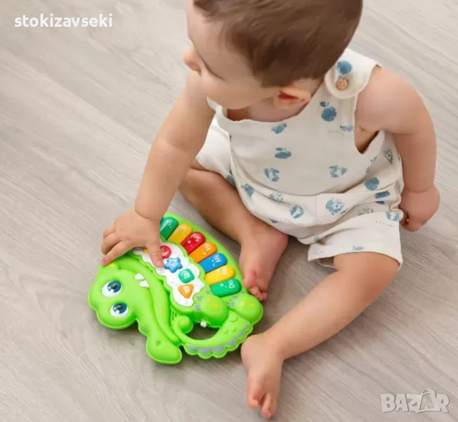 Музикална образователна йоника крокодилче, снимка 1