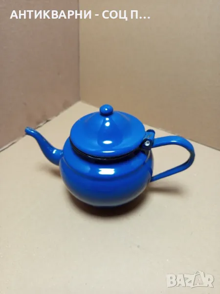 Соц Стар Мъничък Емайлиран Чайник, снимка 1