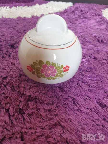 Български порцелан-захарница, снимка 1