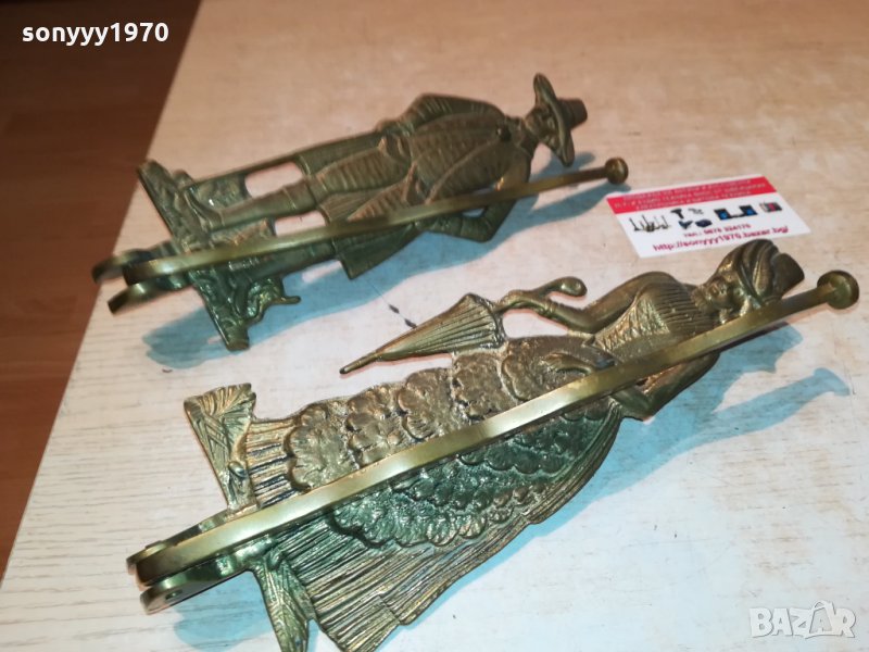 мед/месинг-закачалки мъж/жена 2бр от германия 2809211817, снимка 1