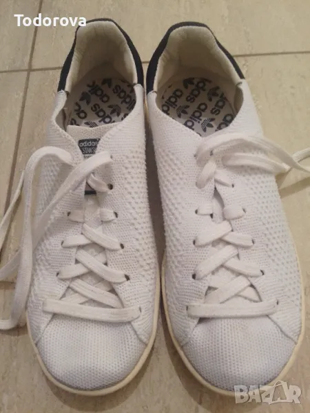 adidas Originals - Спортни обувки Stan Smith с плетен ефект - 35 1/2, снимка 1