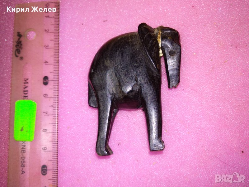 СИМПАТИЧНО ДЪРВЕНО СЛОНЧЕ МАЙСТОРСКА ХУДОЖЕСТВЕНА РЪЧНА ИЗРАБОТКА ФИГУРКА 42892, снимка 1