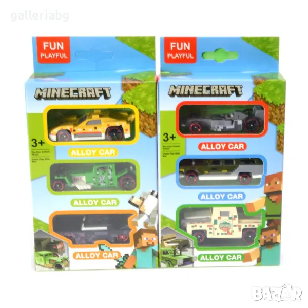 Комплект Кола Майнкрафт, Minecraft игра колички , снимка 1