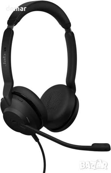Jabra Evolve2 30 SE Кабелни шумопотискащи стерео слушалки с 2 микрофона, снимка 1