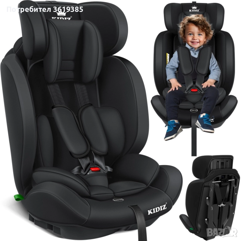 Детско столче за кола, група 1+2+3, 9-36 кг, снимка 1