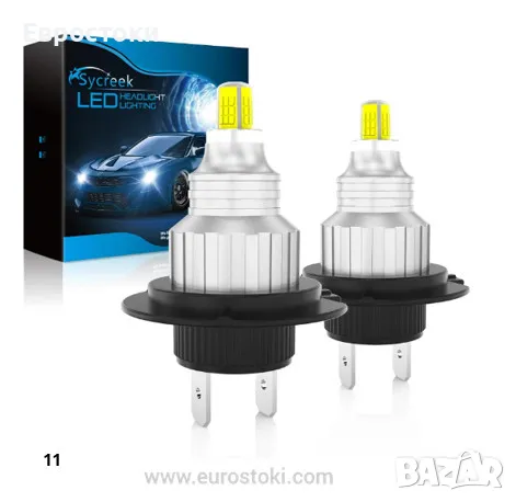 Sycreek комплект LED крушки за фарове H7, 360 LED фар за мъгла (H7 LED Fog Light), 2 броя, снимка 1