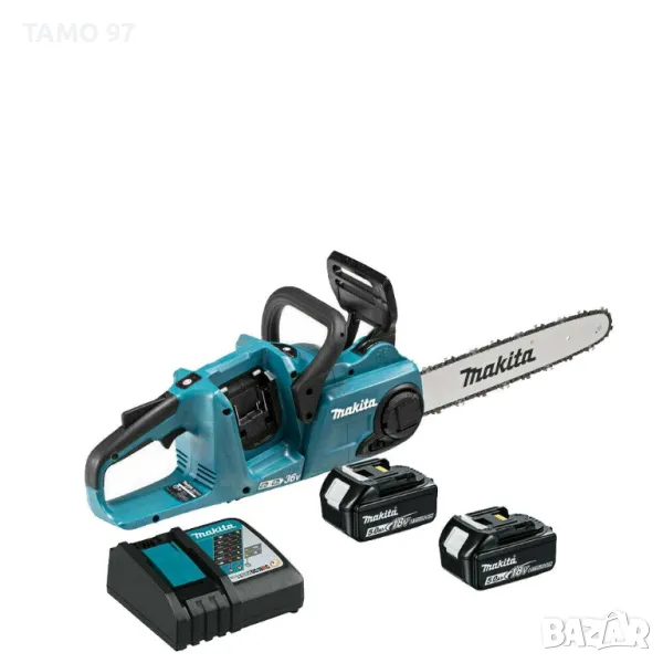 Makita DUC353 - Чисто нов безчетков верижен трион за дърва 2x18V 5.0Ah, снимка 1