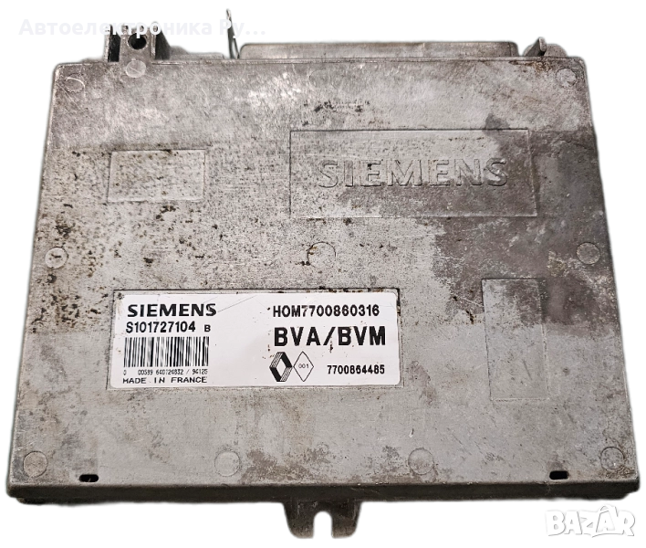 компютър RENAULT LAGUNA 2.0 SIEMENS, S101727104 B, S101727104B, HOM7700860316, 7700864485 , снимка 1