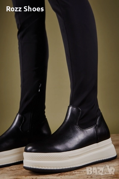 Дамски чизми ластични код2, снимка 1