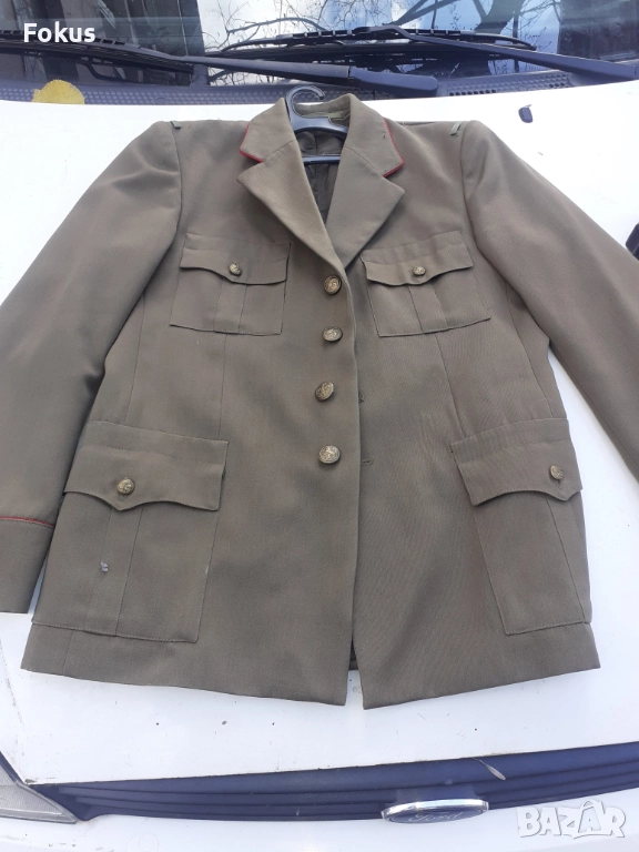 Стара военна Соц. куртка - униформа, снимка 1