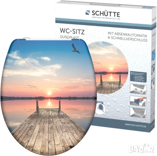 Schütte SUNSET SKY тоалетна седалка с плавно затваряне, снимка 1