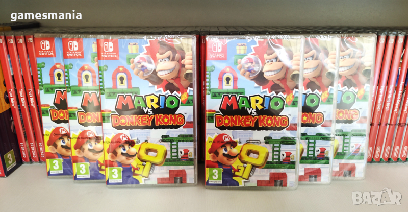 [NINTENDO Switch] НИСКА цена ! Нови / Mario vs. Donkey Kong , снимка 1
