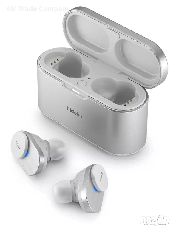Безжични слушалки Philips Fidelio T1WT/00, Bluetooth, TWS, бели, снимка 1