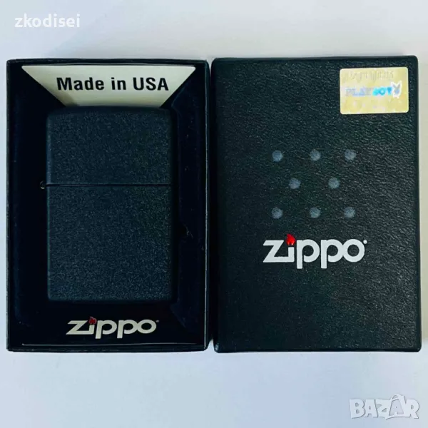 Запалка ZIPPO BLACK, снимка 1