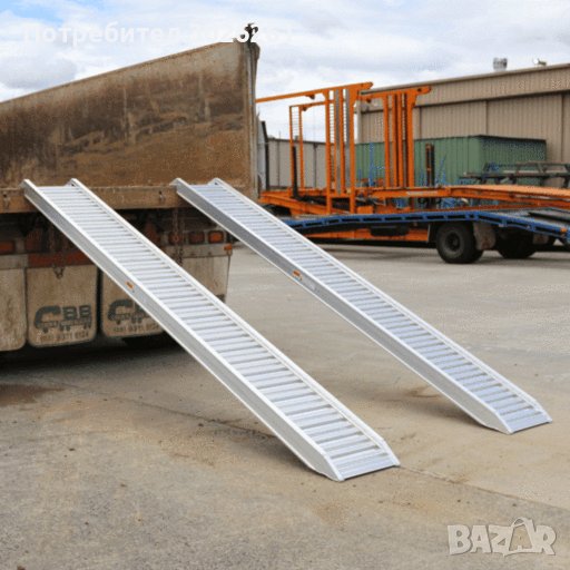 3 м | 3,5 м | 4 м Алуминиеви рампи/пътеки за багер, снимка 1