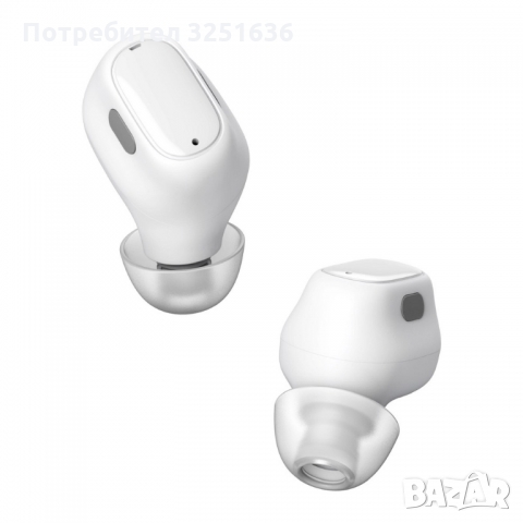 BASEUS безжични / bluetooth слушалки TWS Encok True WM01 бяло/лилаво, снимка 6 - Безжични слушалки - 35944863