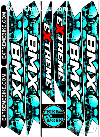 Стикери за 'BMX', снимка 18 - Аксесоари за велосипеди - 47972629