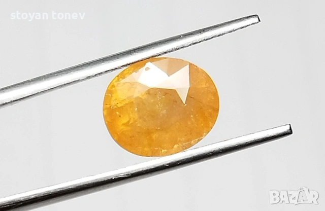 Лъчезарен спесартин гранат в ярко оранжево 2.50кт.! Нов!, снимка 6 - Други - 53398296