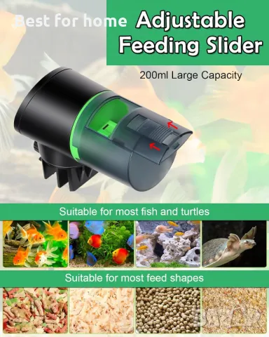 Автоматична хранилка за риби за аквариум Petbank	, снимка 3 - Оборудване за аквариуми - 49650248