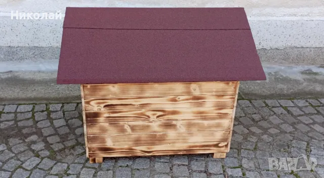 Голяма дървена къща за кучета , къща за големи породи кучета , къща от дърво за куче, кученца, снимка 7 - За кучета - 48757250