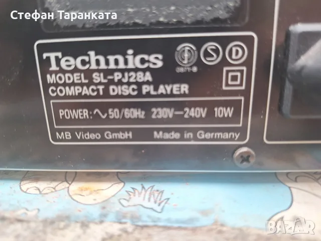 CD pleyar Technics SL- PJ 28D, снимка 4 - Аудиосистеми - 55742898
