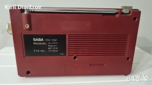 SABA RX 132 – ретро радио, снимка 2 - Радиокасетофони, транзистори - 56010737