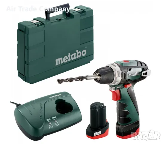 Акумулаторен винтоверт Metabo POWERMAXX BS BASIC 12 V, 34Nm, 2 батерии