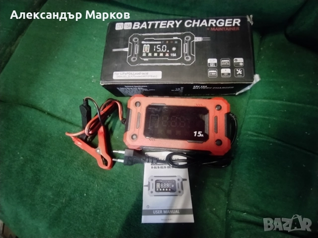 Интелигентно зарядна 12V -15A за всички видове акумолатори , снимка 1