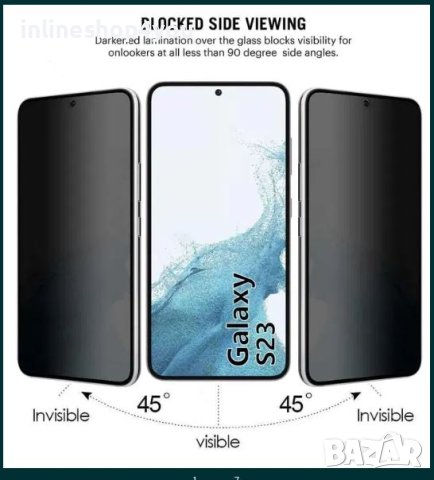 Матов Privacy Хидрогел Протектор за Дисплей за Samsung S23 S22 S21 S20
