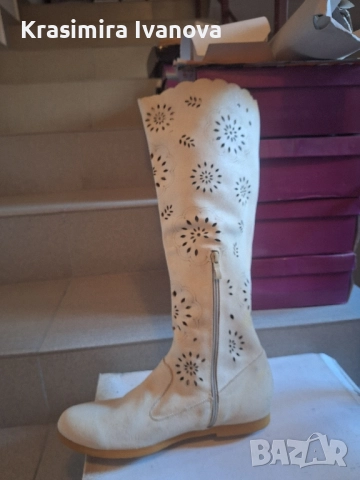 нови ботуши естествен велур , снимка 2 - Дамски ботуши - 52513624