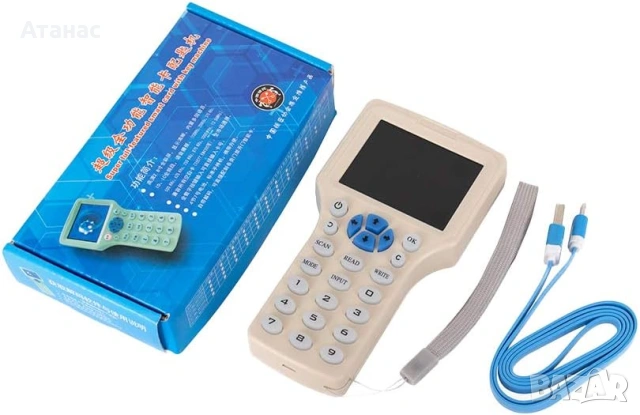 Копирна машина за RFID чипове и карти, 10 честотен UID декодер, снимка 5 - Друга електроника - 53368635