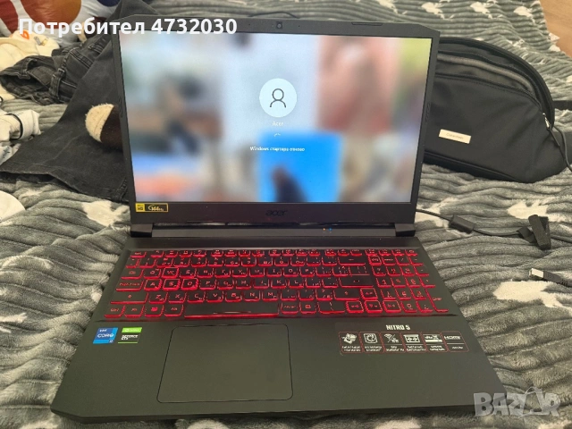 ACER NITRO 5 16 gb ram, снимка 3 - Лаптопи за игри - 53403354