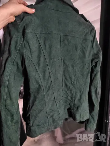  Зелено Яке, снимка 5 - Якета - 48641396