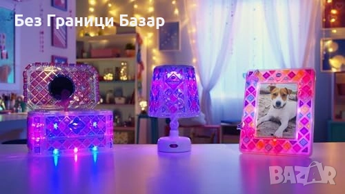 Нов VTech Креативен комплект мозайка лампа със светлинни ефекти за деца, снимка 7 - Образователни игри - 51683550