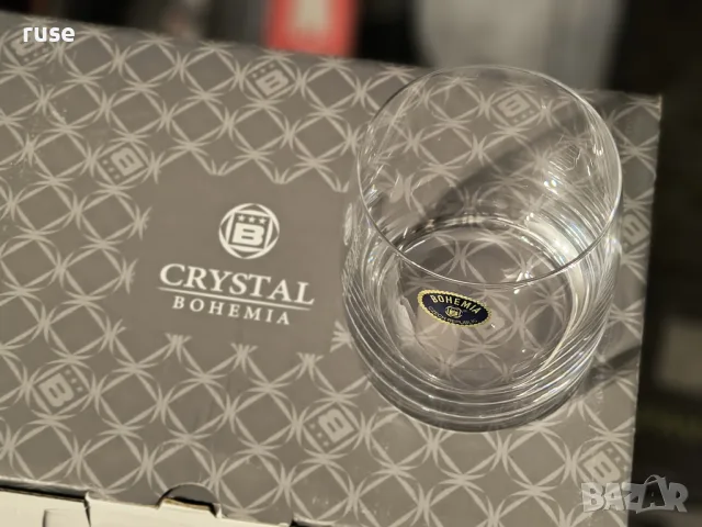 НОВИ! Комплект чаши за уиски Crystal Bohemia Pavo 290 ml ниски чаши за вода 6 броя, снимка 9 - Сервизи - 56117588