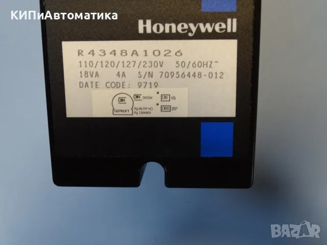 реле за контрол на пламък Honeywell R4348A1026 Flame switch, снимка 3 - Резервни части за машини - 56294943