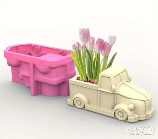 Молд кашпа камион , снимка 6 - Форми - 50853430