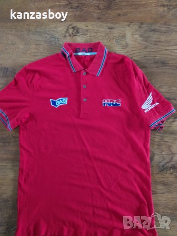 gas hrc honda men's polo shirt - страхотна мъжка тениска КАТО НОВА