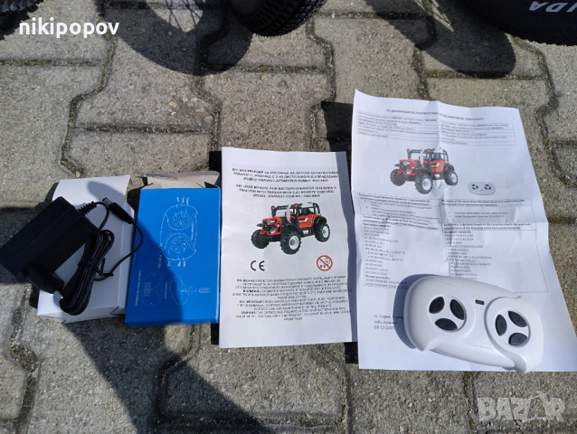 TEXAS акумулаторен трактор HARVEST син, снимка 11 - Други - 53849427