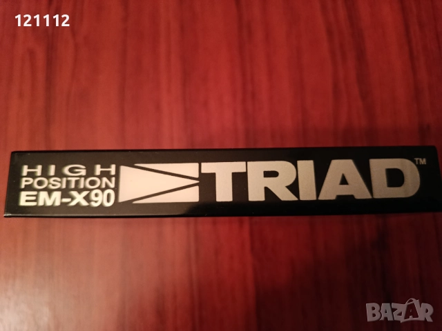 Аудио касета TRIAD EM-X 90, снимка 3 - Аудио касети - 52793318