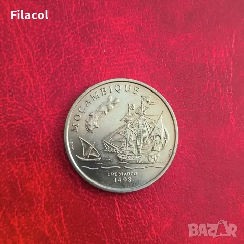 Португалия 200 ескудо 1998 Мозамбик, снимка 2 - Нумизматика и бонистика - 50334967