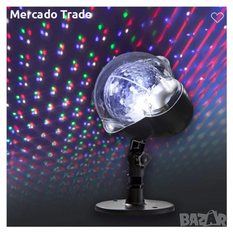 Лазерен прожектор Mercado Trade, Червени и зелени светлини