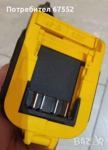 Ударен винтоверт 18V DeWalt DCD776. Само машина, без батерии и зарядно.38€ (цената е крайна!), снимка 4 - Винтоверти - 52997221
