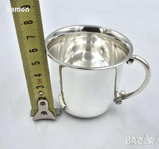 Сребърна чаша 180мл., снимка 11 - Чаши - 49961897