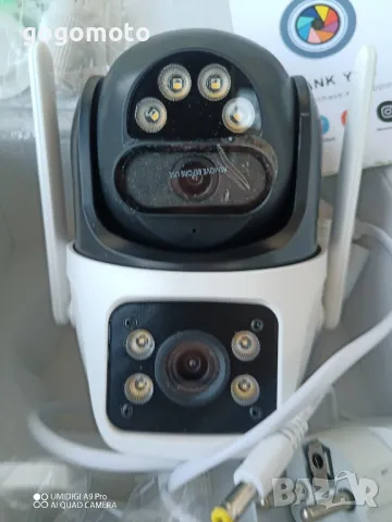 Смарт WiFi Външна камера, 8 MP, ДВОЙНА КАМЕРА, 360 ГРАДУСА, SD КАРТА,МИКРОФОН, ВИСОКОГОВОРИТЕЛ, снимка 14 - IP камери - 48001737