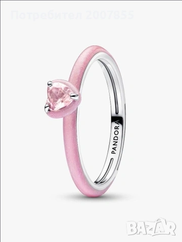 Pandora Me пръстен Аз обичам сребърен , снимка 2 - Пръстени - 53790632