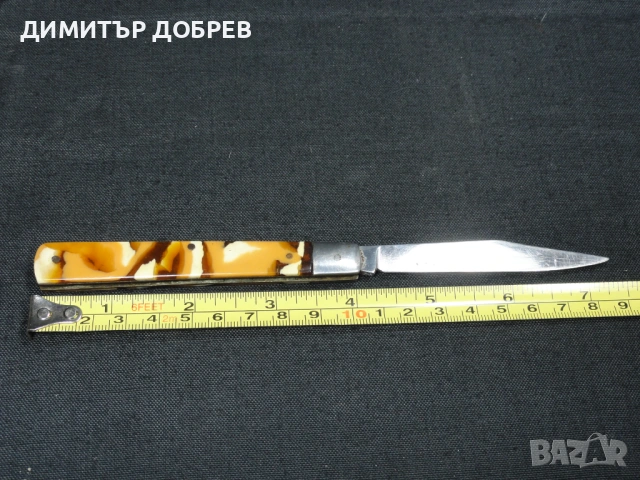 СТАР РЕТРО СОЦ НБР ДЖОБЕН НОЖ СГЪВАЕМА НОЖКА НОЖЧЕ ВТ, снимка 8 - Ножове - 53316072