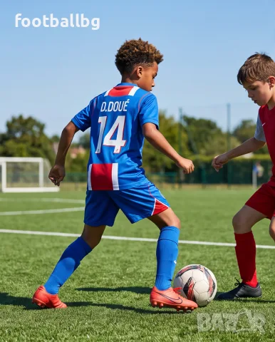 D. DOUE 14 💙⚽️ детско юношески футболни екипи PSG НОВО сезон 2026-27 година 