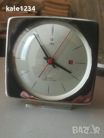 Китайски механичен будилник. Часовник. CINA. Vintage watch. Ретро модел , снимка 12 - Други - 40010224