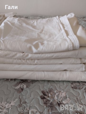 бели хасени чаршафи, снимка 1 - Спално бельо - 44443018